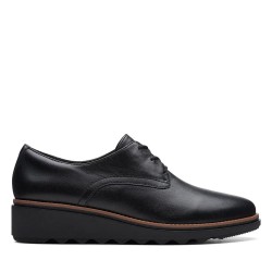Обувки Clarks shoes Sharon Rae shoes - Black (Black Leather) обувки,дамски,обувки,clarks,shoes,sharon,rae,shoes,black,(black,leather)