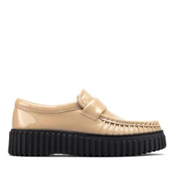 обувки,дамски,обувки,clarks,shoes,torhill,mocc,shoes,beige,patent,(beige)