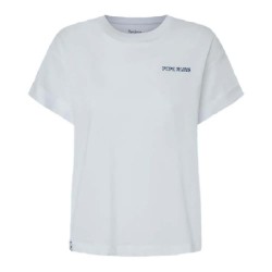 тениска,дамски,тениски,pepe,jeans,emilia,short,sleeve,t,shirt,white,(white)