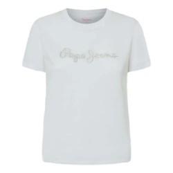 тениска,дамски,тениски,pepe,jeans,espe,short,sleeve,t,shirt,white
