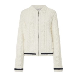 блуза,дамски,пуловери,дамски,плетени,дрехи,pepe,jeans,hada,full,zip,sweater,white