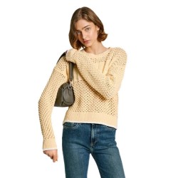 блуза,дамски,пуловери,дамски,плетени,дрехи,pepe,jeans,isabella,sweater,beige