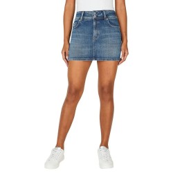 пола,дамски,поли,и,рокли,pepe,jeans,mini,mw,short,skirt,denim,(blue)