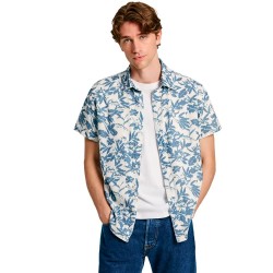 риза,с,къс,ръкав,мъжки,ризи,pepe,jeans,moi,short,sleeve,shirt,white