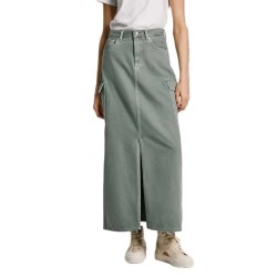 пола,дамски,поли,и,рокли,pepe,jeans,pl901143,long,skirt,green