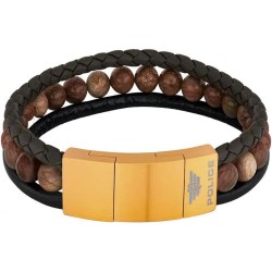 бижутерия,police,pj26552blk.06,bracelet,golden