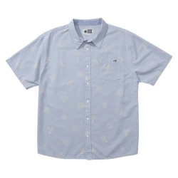 риза,с,къс,ръкав,мъжки,ризи,salty,crew,good,vibes,woven,short,sleeve,shirt,blue,fog,(blue)