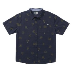 риза,с,къс,ръкав,мъжки,ризи,salty,crew,good,vibes,woven,short,sleeve,shirt,blue,(navy)