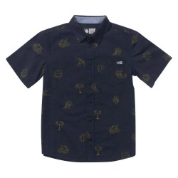 риза,с,къс,ръкав,детски,ризи,salty,crew,good,vibes,woven,short,sleeve,shirt,navy,(blue)