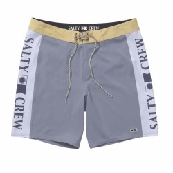 бански,гащета,мъжки,бански,костюми,salty,crew,sidebar,boardshort,swimming,shorts,iron,(grey)