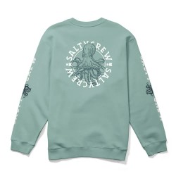 блуза,мъжки,пуловери,salty,crew,tentacles,sweatshirt,green,(mackerel)