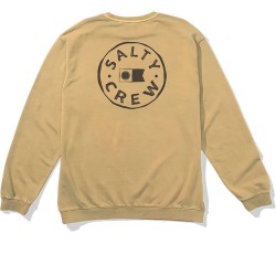 блуза,мъжки,пуловери,salty,crew,watermark,vintage,sweatshirt,brown,(khaki)