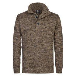 блуза,мъжки,пуловери,petrol,industries,m,3040,kwc206,sweater,brown