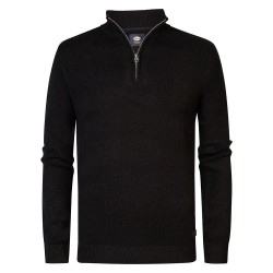 блуза,мъжки,пуловери,petrol,industries,m,3040,kwc237,sweater,black