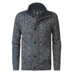 жилетка,мъжки,пуловери,petrol,industries,m,3040,kwc263,cardigan,grey