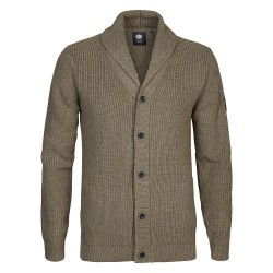 жилетка,мъжки,пуловери,petrol,industries,m,3040,kwc282,cardigan,brown,(oak)