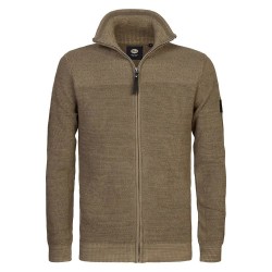 блуза,мъжки,пуловери,petrol,industries,m,3040,kwc285,full,zip,sweater,brown,(oak)