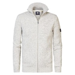 блуза,мъжки,пуловери,petrol,industries,m,3040,kwc295,full,zip,sweater,grey