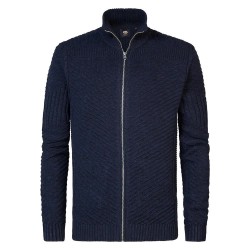 блуза,мъжки,пуловери,petrol,industries,m,3040,kwc295,full,zip,sweater,sky,captain,(blue)