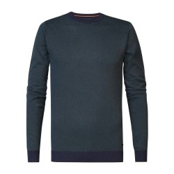 блуза,мъжки,пуловери,petrol,industries,m,3040,kwr238,sweater,blue