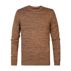 блуза,мъжки,пуловери,petrol,industries,m,3040,kwr240,sweater,brown,(dark,caramel)