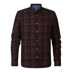 риза,с,дълъг,ръкав,мъжки,ризи,petrol,industries,m,3040,sil411,long,sleeve,shirt,brown
