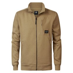 блуза,мъжки,пуловери,petrol,industries,m,3040,swc307,half,zip,sweatshirt,brown