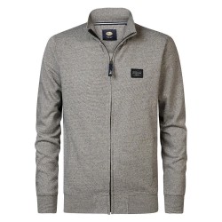 блуза,мъжки,пуловери,petrol,industries,m,3040,swc312,half,zip,sweatshirt,grey