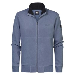 блуза,мъжки,пуловери,petrol,industries,m,3040,swc327,half,zip,sweatshirt,blue,(light,shadow)
