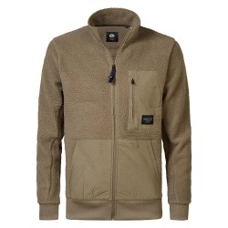 блуза,мъжки,пуловери,petrol,industries,m,3040,swc335,half,zip,sweatshirt,beige