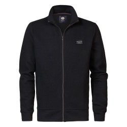 блуза,мъжки,пуловери,petrol,industries,m,3040,swc343,half,zip,sweatshirt,black