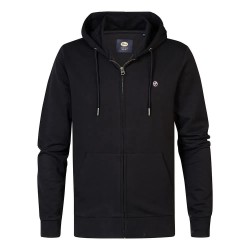 блуза,мъжки,пуловери,petrol,industries,m,3040,swh004,full,zip,sweatshirt,black