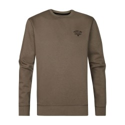 блуза,мъжки,пуловери,petrol,industries,m,3040,swr125,sweatshirt,brown,(timber,wood)