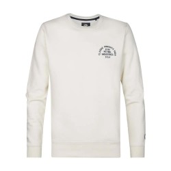 блуза,мъжки,пуловери,petrol,industries,m,3040,swr364,sweatshirt,white