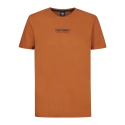 тениска,мъжки,тениски,petrol,industries,m,3040,tsr145,short,sleeve,t,shirt,dark,caramel,(orange)