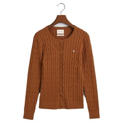 жилетка,дамски,пуловери,дамски,плетени,дрехи,gant,4800103,cardigan,brown