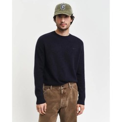 блуза,мъжки,пуловери,gant,8050226,sweater,dark,navy,melange,(blue)