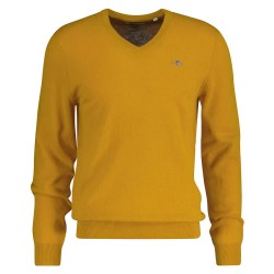 блуза,мъжки,пуловери,gant,8050274,v,neck,sweater,yellow,(maple,yellow)