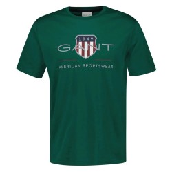 тениска,мъжки,тениски,gant,archive,shield,regular,fit,short,sleeve,t,shirt,green,(deep,forest,green)