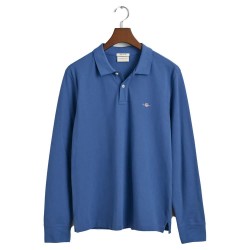 мъжки,блузи,с,яка,gant,reg,shield,rugger,long,sleeve,polo,blue,(vintage,blue)
