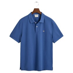 мъжки,блузи,с,яка,gant,reg,shield,short,sleeve,polo,vintage,blue,(blue)