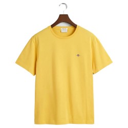 тениска,мъжки,тениски,gant,2003184,regular,fit,short,sleeve,t,shirt,faded,sunset,(yellow)