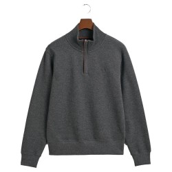 блуза,мъжки,пуловери,gant,sacker,rib,half,zip,sweater,antracit,melange,(grey)