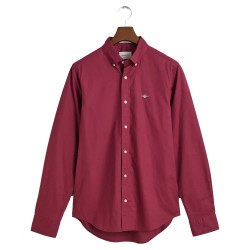 риза,с,дълъг,ръкав,мъжки,ризи,gant,slim,long,sleeve,shirt,red,(wine,red)