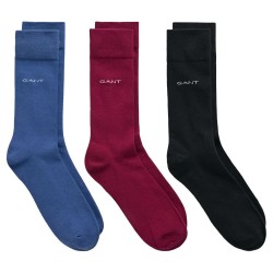чорапи,мъжки,чорапи,gant,soft,socks,3,pairs,vintage,blue,(multicolor)