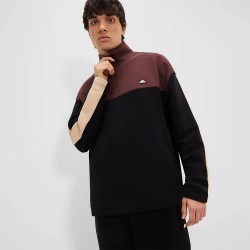 блуза,мъжки,пуловери,ellesse,ineralo,half,zip,sweatshirt,black,(brown,black)