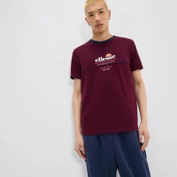 тениска,мъжки,тениски,ellesse,svellan,short,sleeve,t,shirt,red,(burgundy)