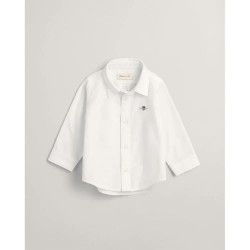риза,с,дълъг,ръкав,детски,ризи,gant,530009,long,sleeve,shirt,white