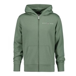 блуза,мъжки,пуловери,gant,printed,graphic,full,zip,sweatshirt,green