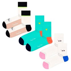 чорапи,мъжки,чорапи,happy,socks,pk6736,socks,3,pairs,white,blue,(multicolored)